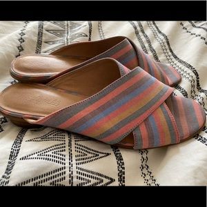 Madewell striped mules